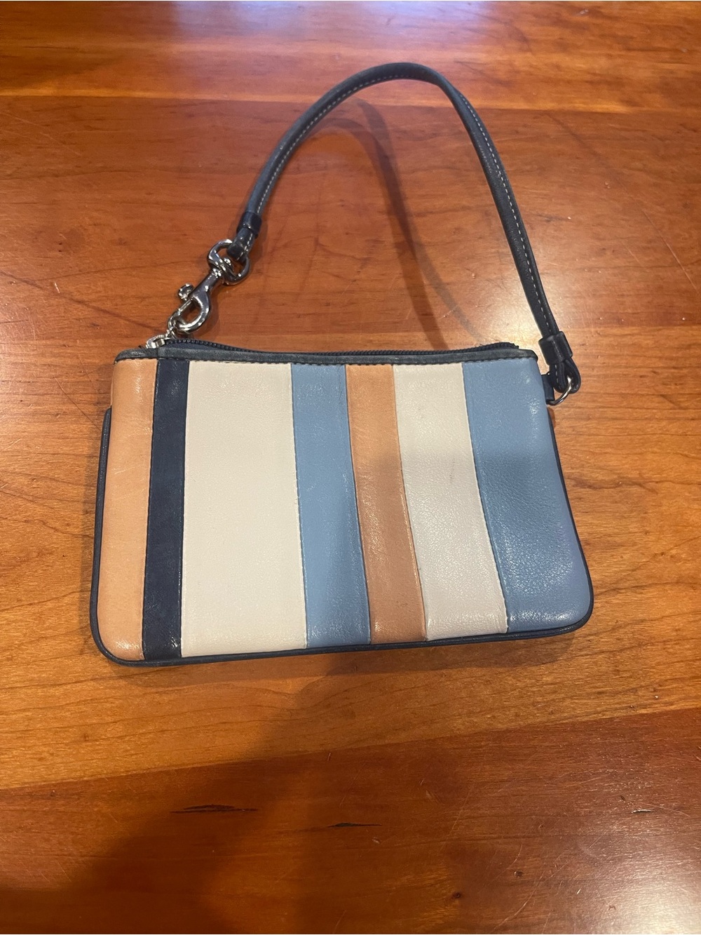 COACH Leather Wristlet